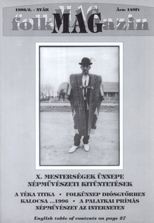 Cover of Táncházak - folk-klubok 1996/2