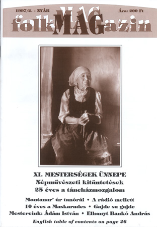 Cover of II. Országos Népzeneoktatási Konferencia