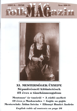 Cover of Gondolatok a VII. Csángó Fesztivál és Európai Kisebbségek Fesztiválja megnyitójához