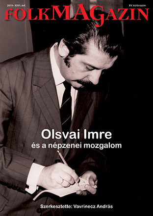 Cover of Olsvai Imréről a kortárs-barát szemével